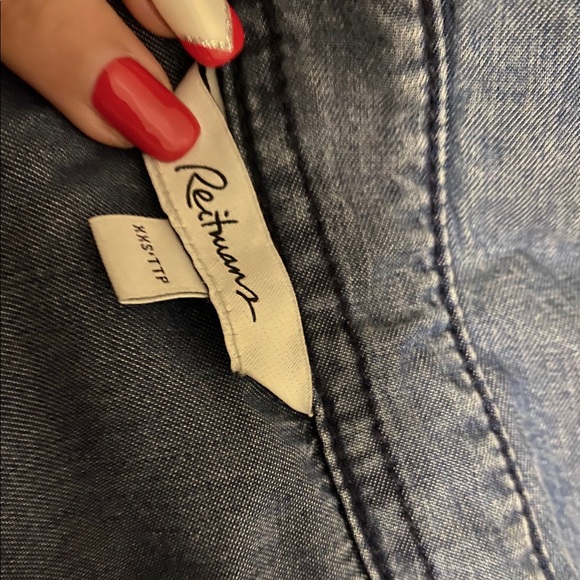 Reitmans long sleeve denim blouse - Picture 3 of 3